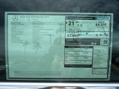 2026 Mercedes-Benz GLE 450 4MATIC® SUV