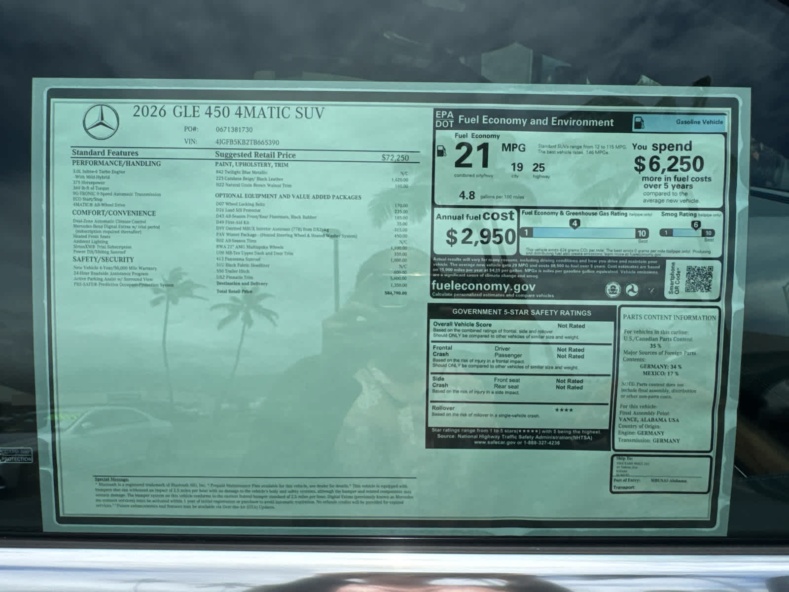 2026 Mercedes-Benz GLE 450 4MATIC® SUV