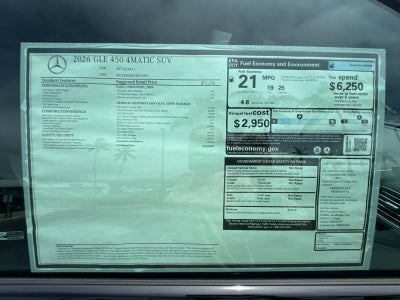 2026 Mercedes-Benz GLE 450 4MATIC® SUV