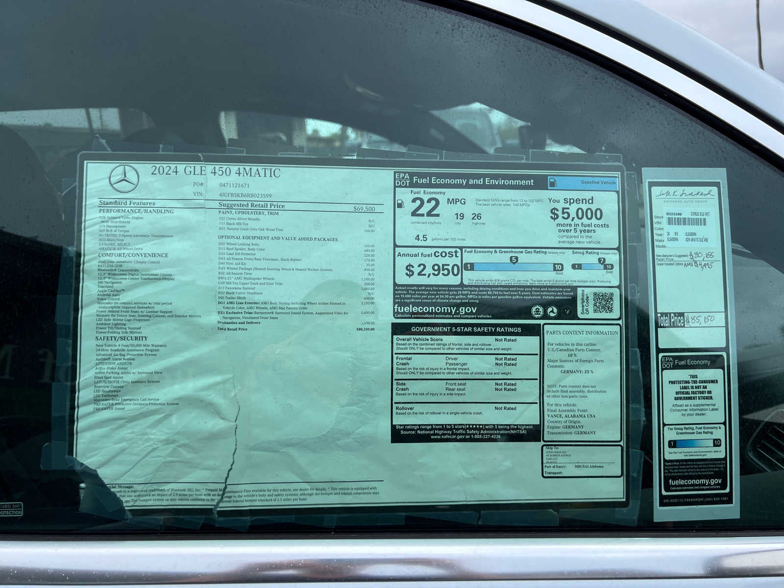 2024 Mercedes-Benz GLE GLE 450