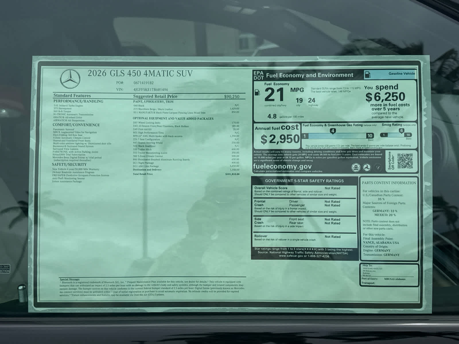 2026 Mercedes-Benz GLS 450 4MATIC® SUV