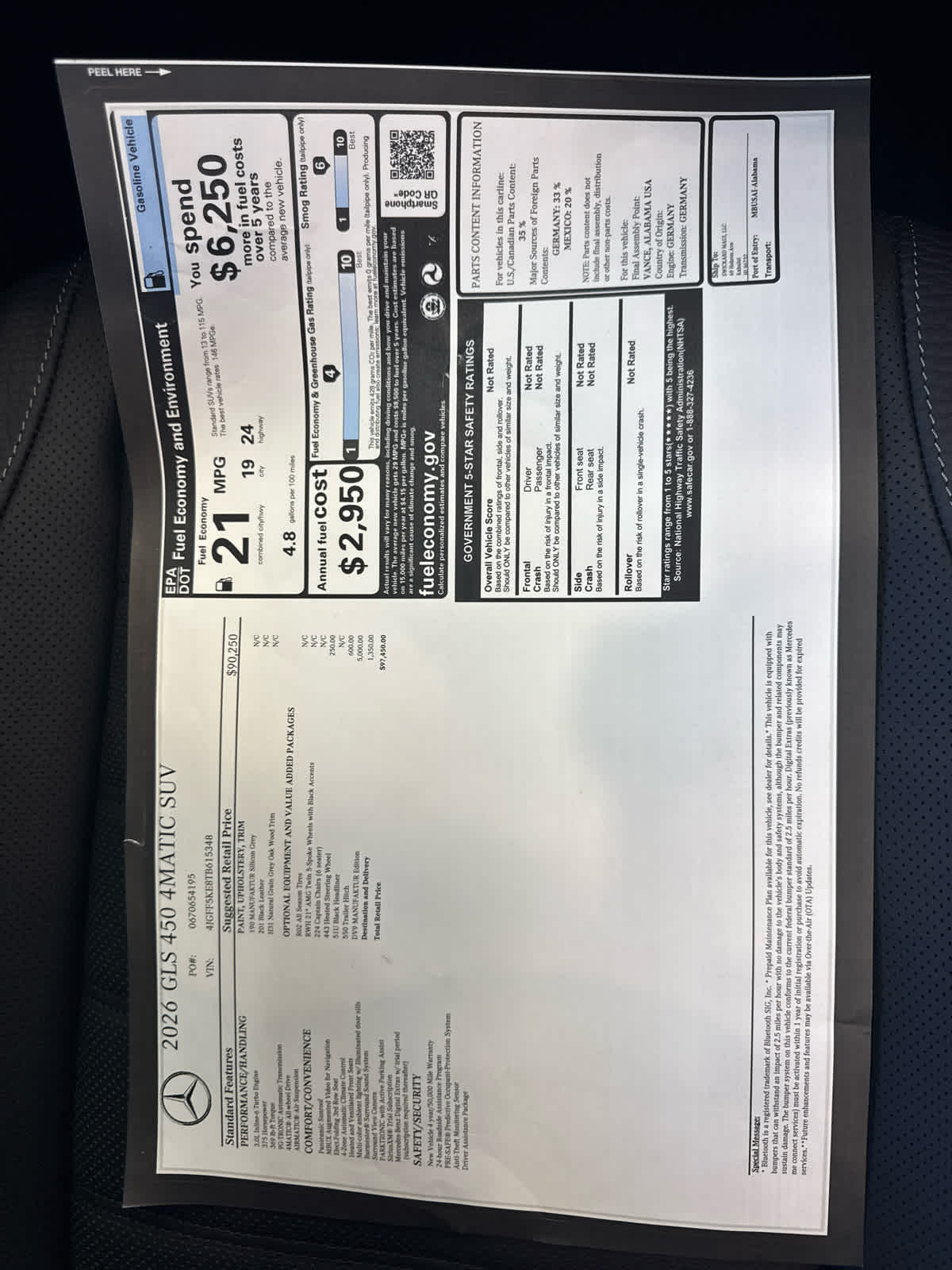2026 Mercedes-Benz GLS 450 4MATIC® SUV
