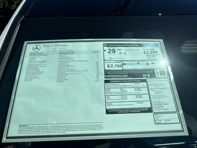 2026 Mercedes-Benz C 300 Sedan