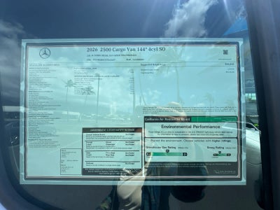 2026 Mercedes-Benz Sprinter 2500 Standard Roof I4 Diesel 144 RWD
