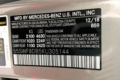 2019 Mercedes-Benz C 300 Sedan
