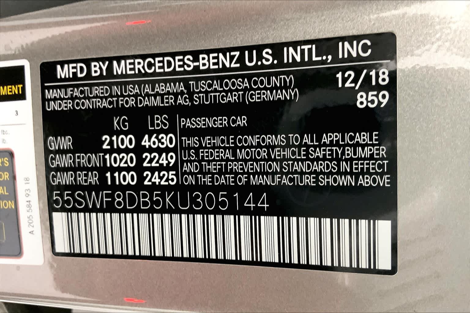 2019 Mercedes-Benz C 300 Sedan