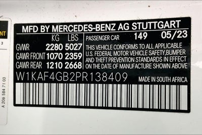 2023 Mercedes-Benz C 300 C 300