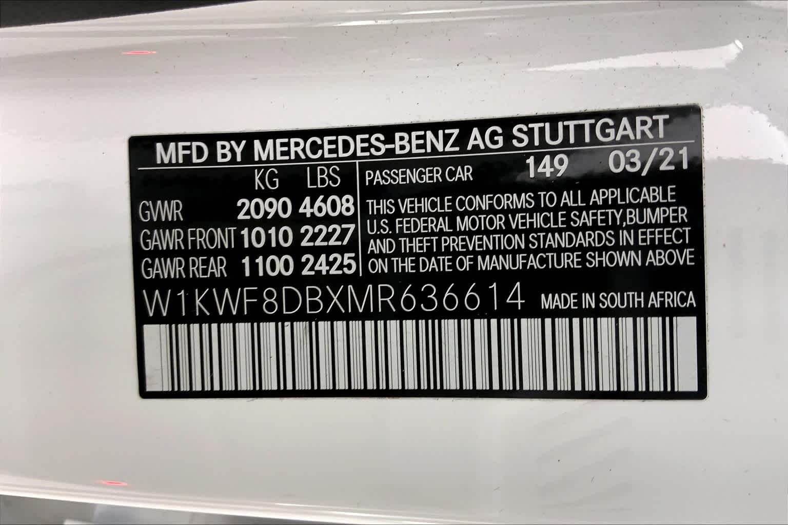2021 Mercedes-Benz C 300 Sedan