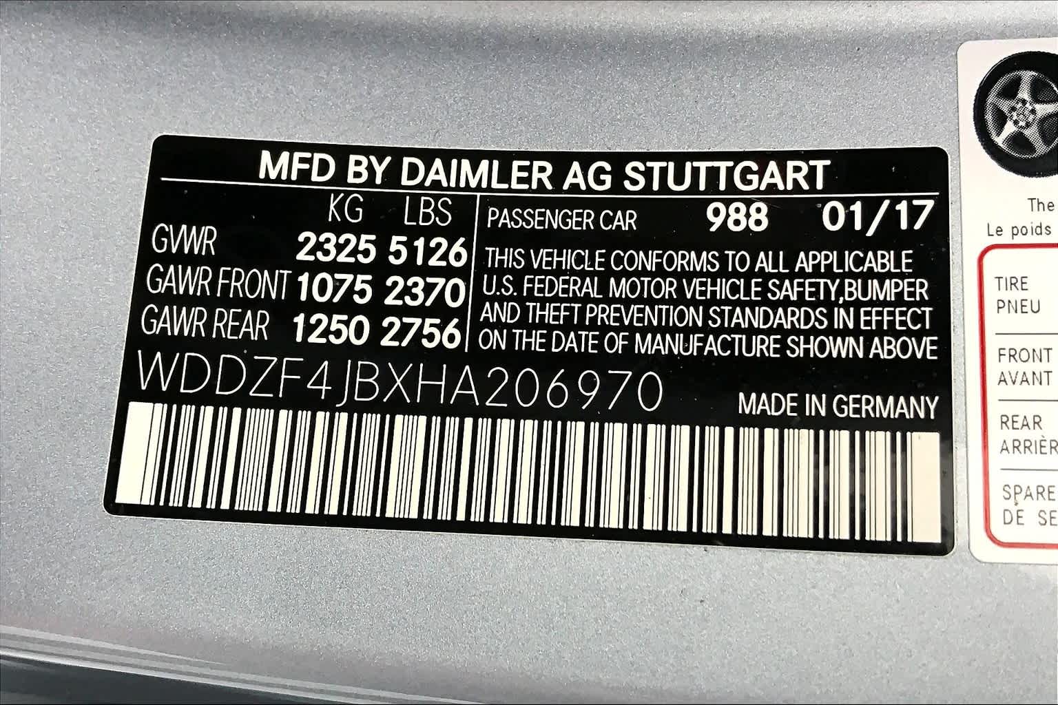 2017 Mercedes-Benz E 300 RWD Sedan